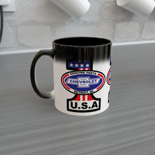 Load image into Gallery viewer, Vintage Chevrolet Logo on Heat Sensitive Mug