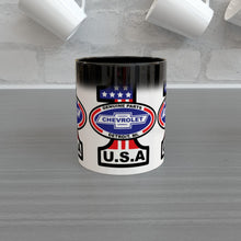 Load image into Gallery viewer, Vintage Chevrolet Logo on Heat Sensitive Mug