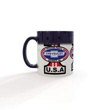 Load image into Gallery viewer, Vintage Chevrolet Logo on Heat Sensitive Mug