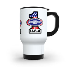 Load image into Gallery viewer, Vintage Chevrolet Logo Travel Mug