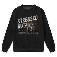 Lade das Bild in den Galerie-Viewer, Gestresst? Lustiges Biker-Slogan-Sweatshirt