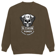 Lade das Bild in den Galerie-Viewer, V-Twin Power Sweatshirt