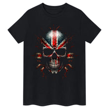 Ladda upp bild till gallerivisning, Union Jack Skull T-shirt