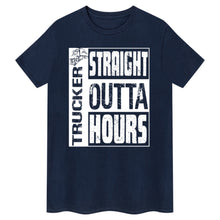 Lade das Bild in den Galerie-Viewer, Trucker-T-Shirt Straight Outta Hours Lustiges Design