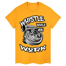 Lade das Bild in den Galerie-Viewer, Whistle While You Work Trucker T-Shirt
