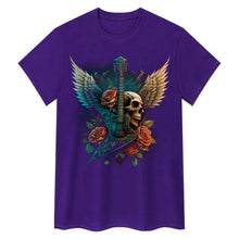 Ladda upp bild till gallerivisning, Heavy Guitar, Skull Art T-Shirt