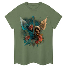 Ladda upp bild till gallerivisning, Heavy Guitar, Skull Art T-Shirt