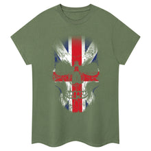 Lade das Bild in den Galerie-Viewer, T-Shirt mit britischer Totenkopfflagge