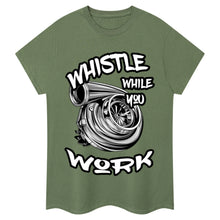 Lade das Bild in den Galerie-Viewer, Whistle While You Work Trucker T-Shirt