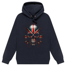 Lade das Bild in den Galerie-Viewer, Totenkopf-Union-Jack-Hoodie