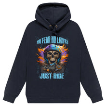 Lade das Bild in den Galerie-Viewer, No Fear, No Limits, Just Ride Hoodie