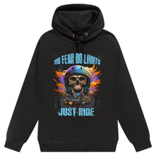Lade das Bild in den Galerie-Viewer, No Fear, No Limits, Just Ride Hoodie