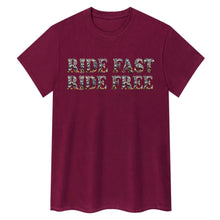 Ladda upp bild till gallerivisning, Ride Fast, Ride Free Biker T-Shirt