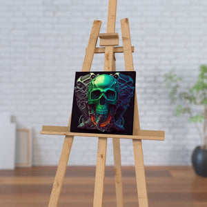 V-Twin Skull Digital Wall Art