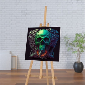 V-Twin Skull Digital Wall Art
