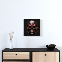 Cargar imagen en el visor de la galería, Skull with Union Jack Overlay in Digital Wall Art
