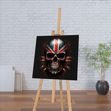 Ladda upp bild till gallerivisning, Skull with Union Jack Overlay in Digital Wall Art
