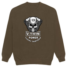 Indlæs billede til gallerivisning V-Twin Power Sweatshirt
