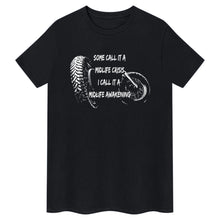 Lade das Bild in den Galerie-Viewer, Biker-T-Shirt mit Midlife-Crisis-Slogan
