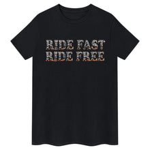 Load image into Gallery viewer, Ride Fast, Ride Free Biker T-Shirt
