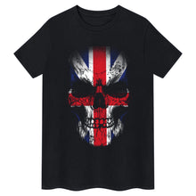 Cargar imagen en el visor de la galería, UK Skull Flag Design T-Shirt

