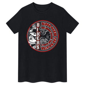 Blood Makes You Related, Riding Makes You Family Biker T-Shirt