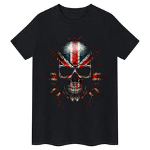 Ladda upp bild till gallerivisning, Union Jack Skull T-shirt
