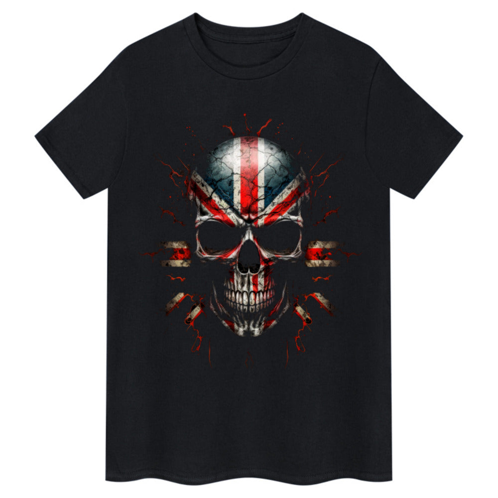 Union Jack-Totenkopf-T-Shirt