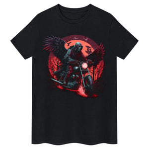 Sensenmann-Biker-T-Shirt