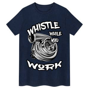 Whistle While You Work Trucker Tee