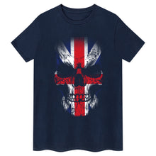 Load image into Gallery viewer, UK Skull Flag Design T-Shirt
