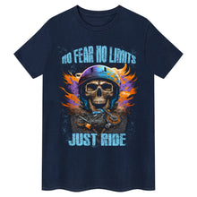 Carica l&#39;immagine nel visualizzatore di Gallery, No Fear, No Limits, Just Ride T-Shirt
