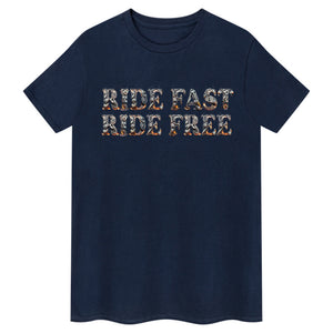 Ride Fast, Ride Free Biker T-Shirt