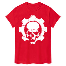 Charger l&#39;image dans la galerie, T-shirt de motard Skull Cog
