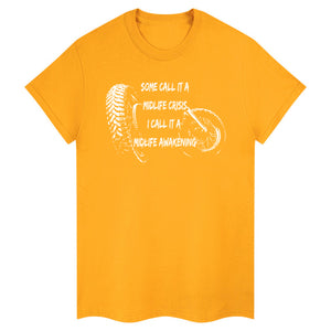 Midlife Crisis Slogan Biker T-Shirt