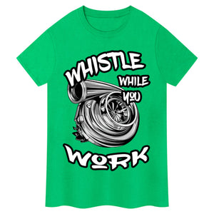 Whistle While You Work Trucker Tee