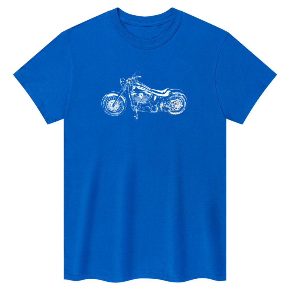 Harley Davidson Fat Boy Motorcycle T Shirt Biker T Shirt UK