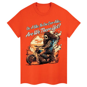 Are We There Yet? Biker Tee