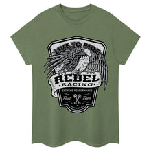 Indlæs billede til gallerivisning Live To Ride Rebel Rcing Biker T-shirt
