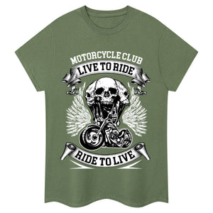 Live To Ride, Ride To Live Biker Tee