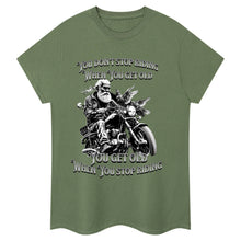 Indlæs billede til gallerivisning You don&#39;t stop riding when you get old biker t-shirt
