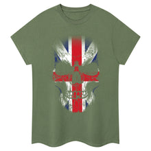 Indlæs billede til gallerivisning UK Skull Flag Design T-Shirt
