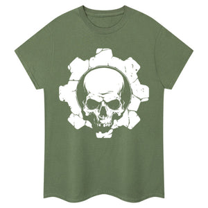T-shirt de motard Skull Cog