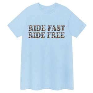 T-shirt Biker Ride Fast, Ride Free