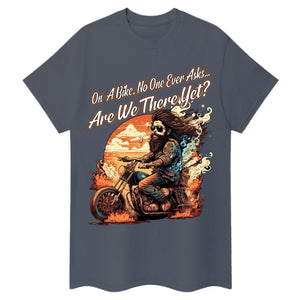 Are We There Yet? Biker Tee