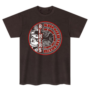 Blood Makes You Related, Riding Makes You Family Biker T-Shirt
