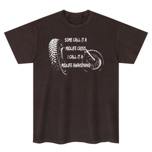 Midlife Crisis Slogan Biker T-Shirt