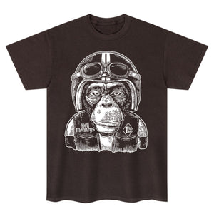 Hell's Monkey 1%'er Ape Biker T-Shirt
