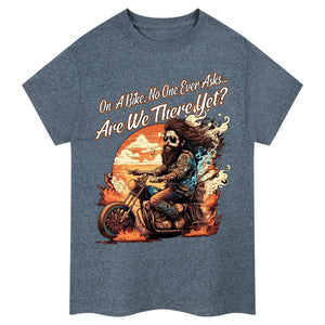 Are We There Yet? Biker Tee