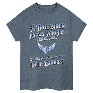 Ein echtes Biker-Slogan-T-Shirt